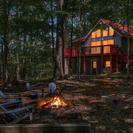 Hot Tub, Large Deck, Wifi, Fire Pit At Chalet Cabin Morton Grove Ngoại thất bức ảnh