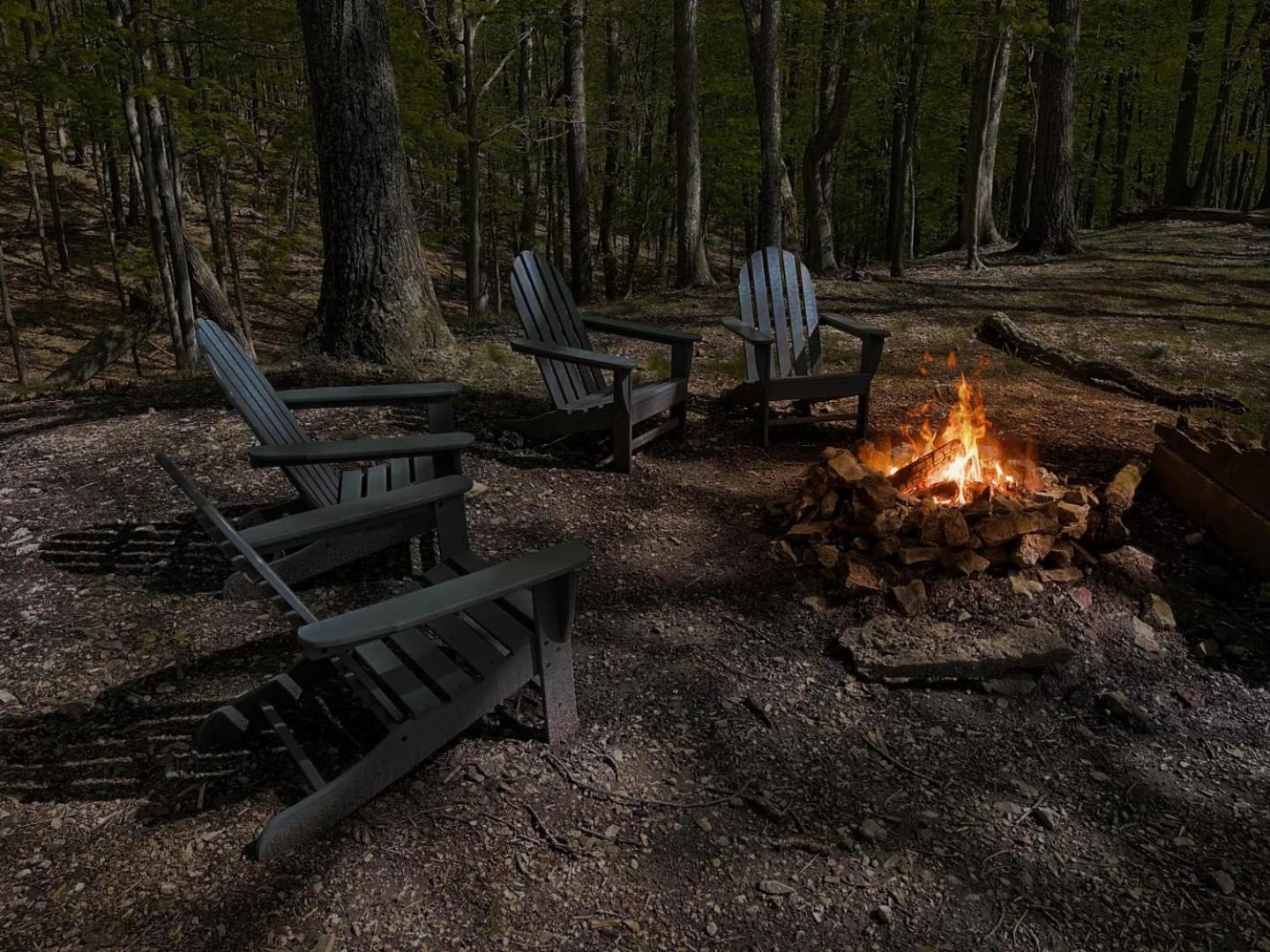 Hot Tub, Large Deck, Wifi, Fire Pit At Chalet Cabin Morton Grove Ngoại thất bức ảnh