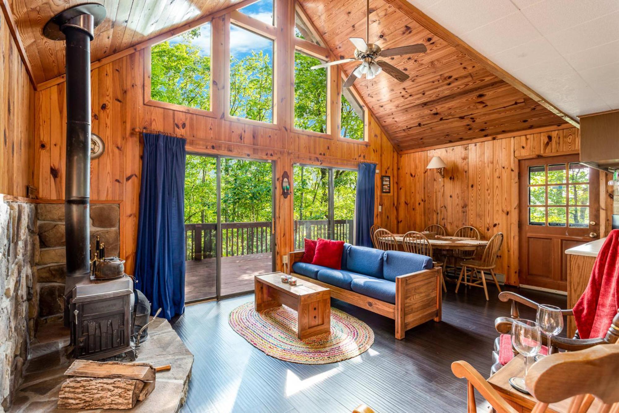 Hot Tub, Large Deck, Wifi, Fire Pit At Chalet Cabin Morton Grove Ngoại thất bức ảnh